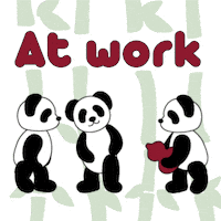 Happy Panda Bear Sticker by Qeelin Jewellery