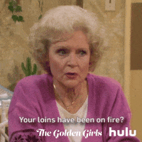 Golden Girls Flirting GIF by HULU