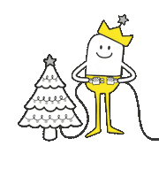 Happy Christmas Tree Sticker by TWS