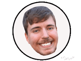 Mr Beast Sticker by Marcel Katz / The Art Plug