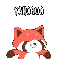 Happy Lets Go Sticker