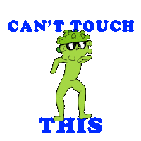 Dance Touch Sticker by DirtyBelgium