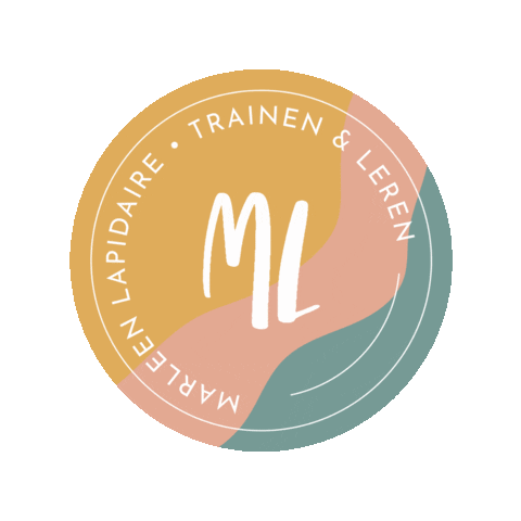 trainenleren giphyupload logo trainenleren marleen lapidaire Sticker