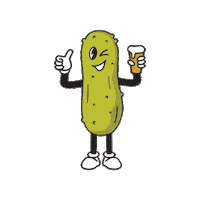 Friday Pickle Sticker by Tourism Kamloops