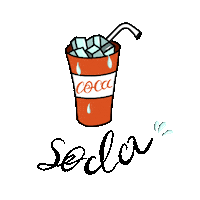 camilovergell drink drinking drinks cocacola Sticker