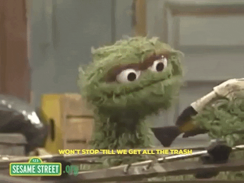 jasminegrujovski giphygifmaker clean trash street GIF