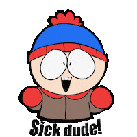 Happy South Park Sticker
