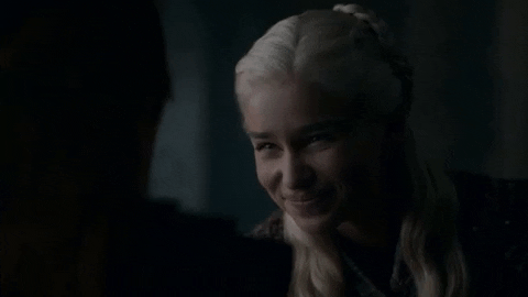 bashieraparker giphygifmaker smile laugh game of thrones GIF