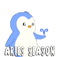 Zodiac Sign Penguin Sticker by Pudgy Penguins