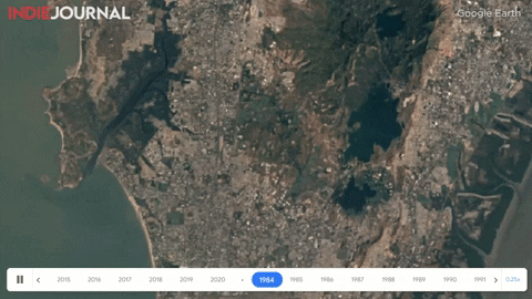 nothingatlarge giphyupload google earth mumbai city arey GIF
