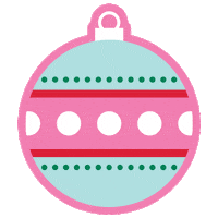 Christmas Ornament Sticker by Swig Life