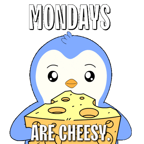 Fun Monday Sticker by Pudgy Penguins