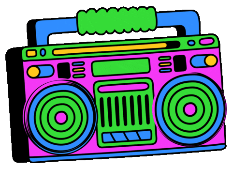 rtmfestival giphyupload festival boombox soundsystem Sticker