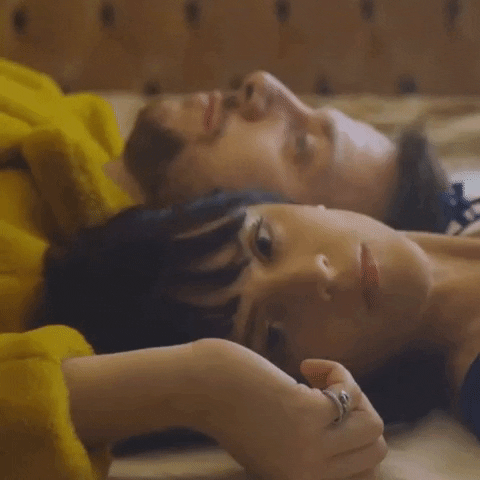 Look Away In Bed GIF by Dani Chase
