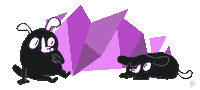 relaxed dog STICKER