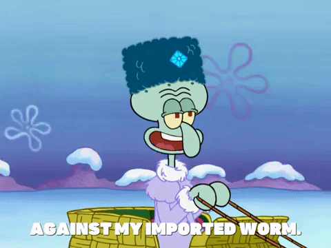 season 8 frozen face-off GIF by SpongeBob SquarePants