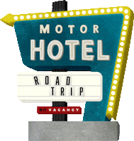 Road Trip Neon Sticker by Alie jackson