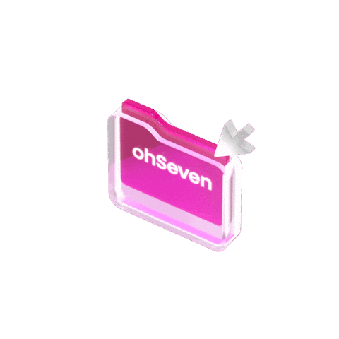 Pink 3D Sticker by ohseven