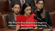 Puerto Rico Alexandria Ocasio Cortez GIF by GIPHY News