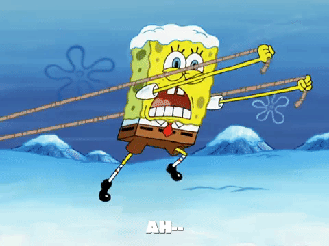 season 8 frozen face-off GIF by SpongeBob SquarePants