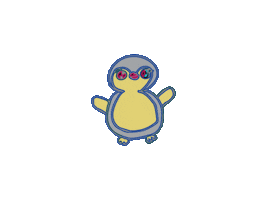 maddeals happy dancing penguin flapping Sticker