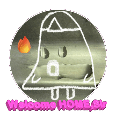 Welcome Home Hello Sticker by KaoruHironaka