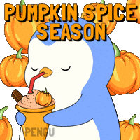 Iced Coffee GIF by Pudgy Penguins