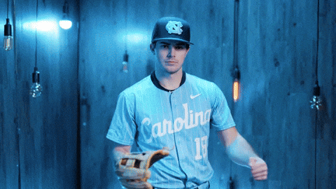 University Of North Carolina Baseball GIF by UNC Tar Heels