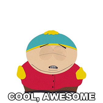 Awesome Eric Cartman Sticker by South Park