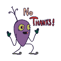 Sorry No Way Sticker by Moving Picture Show