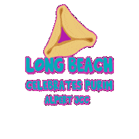 alpertjcc long beach purim happy purim haman Sticker