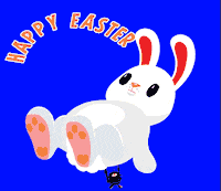 HannahtheSpanner bunny easter happy easter easter bunny GIF