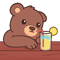 Teddy Bear Waiting Sticker by BEARISH