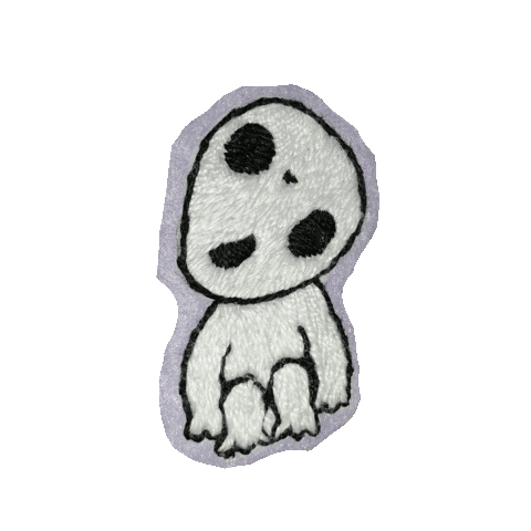 chilla_killa giphyupload pin embroidery kodama Sticker