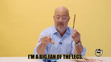 Andrew Zimmern Legs GIF by First We Feast