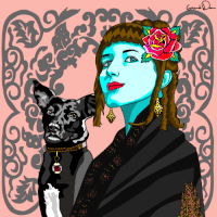 pop art portraits paula and rose GIF by Grande Dame