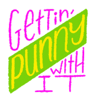 Pun Getting Jiggy With It Sticker