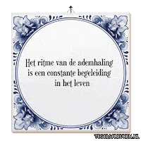 Focus Flow Sticker by Tegelspreuken.nl