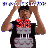 38 Años Sticker