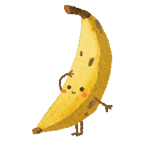Fruit Banana Sticker