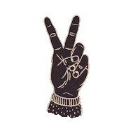 Hand Peace Sticker