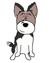 Dog Hello Sticker
