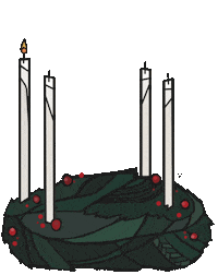 Christmas December Sticker