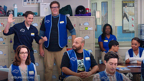 cloud 9 nbc GIF by Superstore