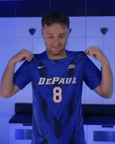 Mens Soccer GIF by DePaul Athletics