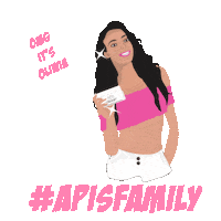 Woman Skincare Sticker by apiscosmetics