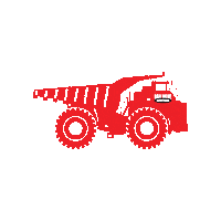 BarNoneAuction auction heavy equipment equipment dump truck Sticker