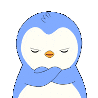 Yeah Right No Sticker by Pudgy Penguins