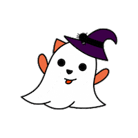 Halloween Ghost Sticker by Blond Fox