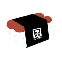 Hot Dog Musubi Sticker by 7-Eleven Hawai'i
